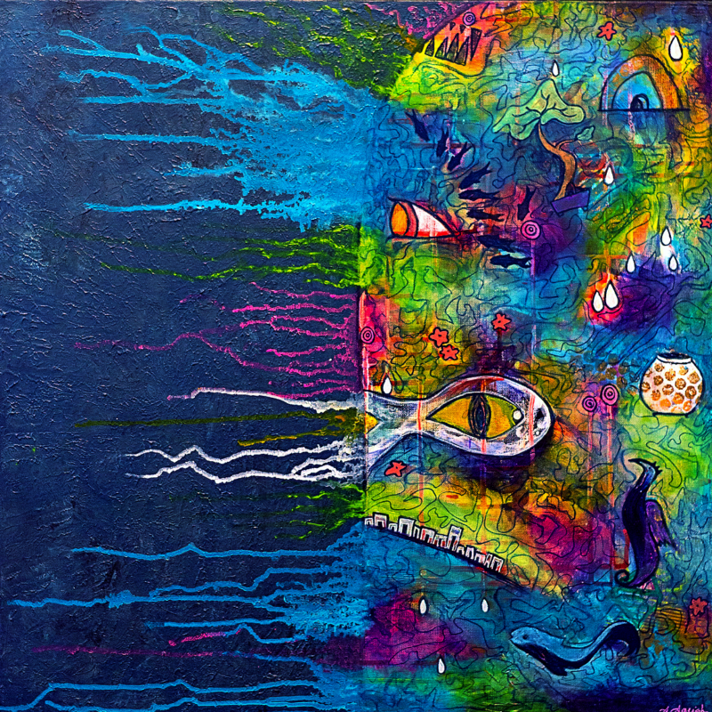 Doorway to Intuition - 24x24in