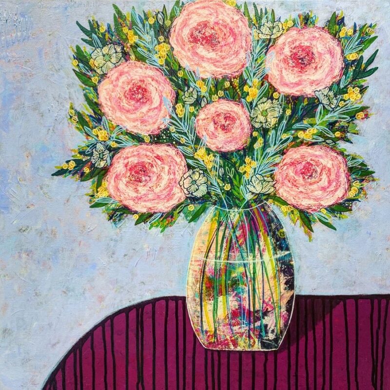 Jamboree Blooms - 24x24in