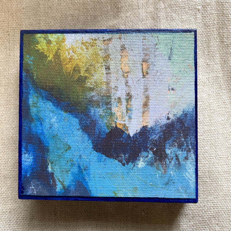 4x4 Giclee - Camping By The River No 1