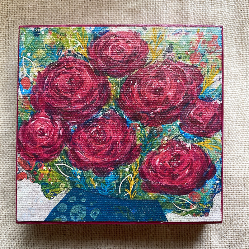 4x4 Giclee - Let's Get Blooming No. 7