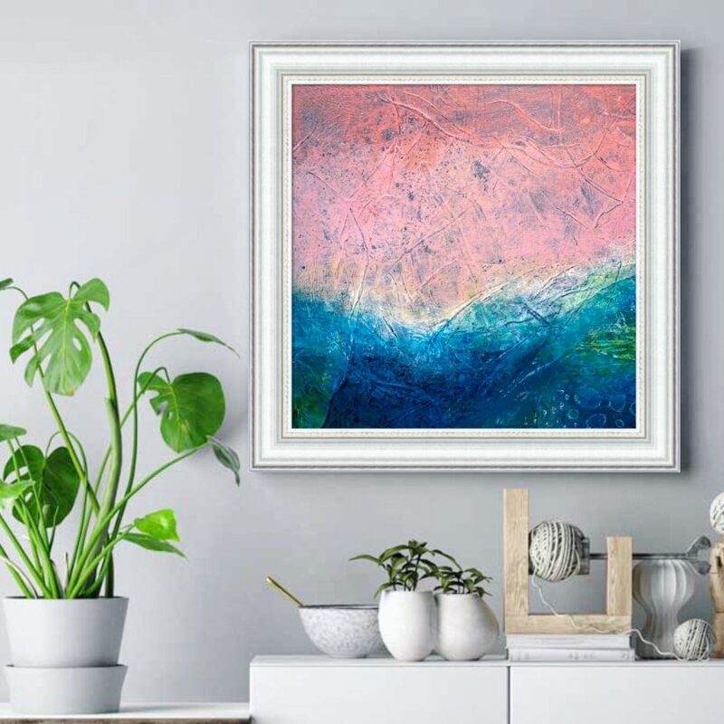 Guava Sky No. 3 - 8x8in