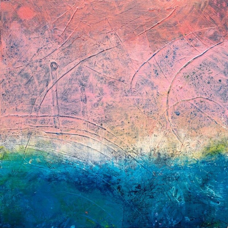Guava Sky No. 4 - 8x8in