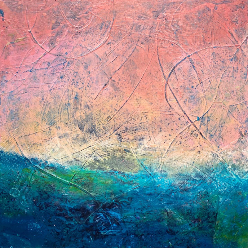 Guava Sky No. 5 - 8x8in - Image 2