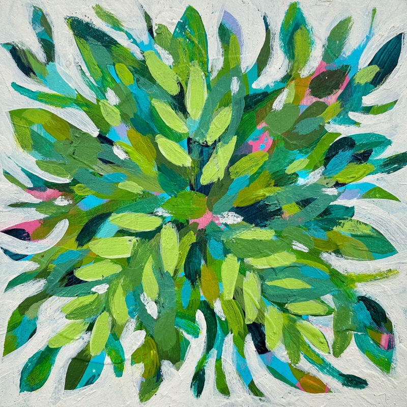 Just Keep Growing No. 2 - 4x4in - Sold