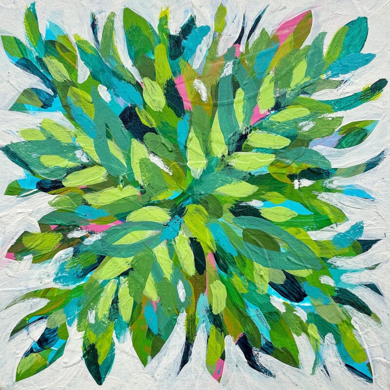 Just Keep Growing No. 3 - 4x4in - Sold