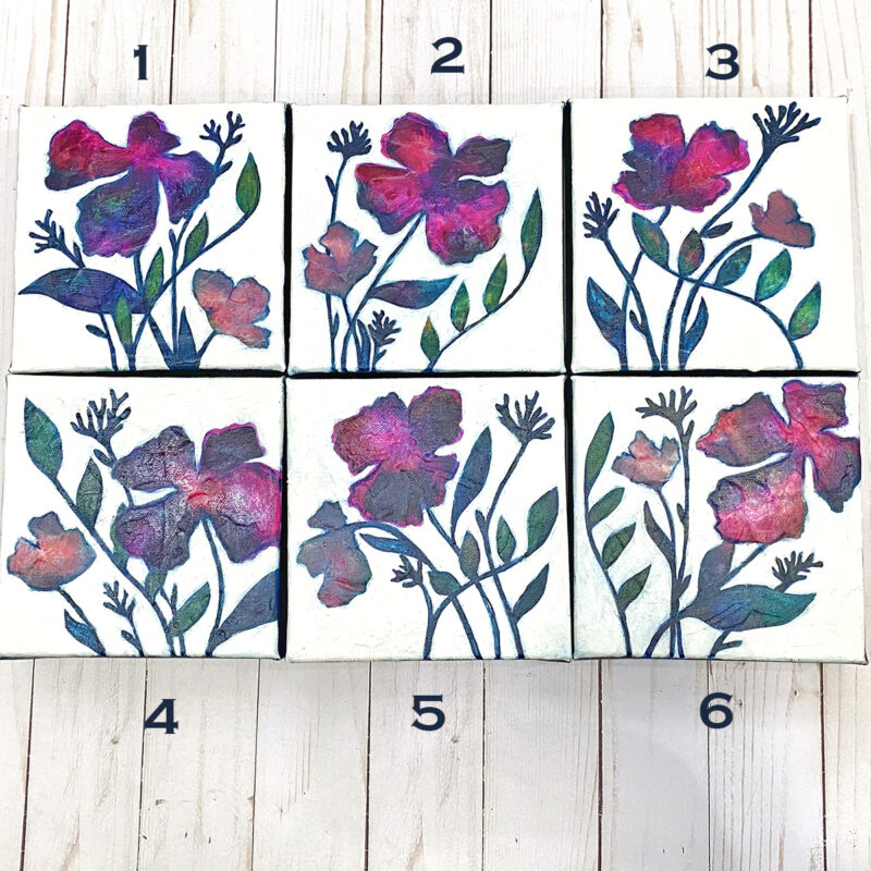 Reminiscent of Delft 1 - 6x6 - SOLD