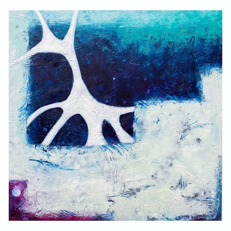 Getting Into The Rhythm - 18x18in