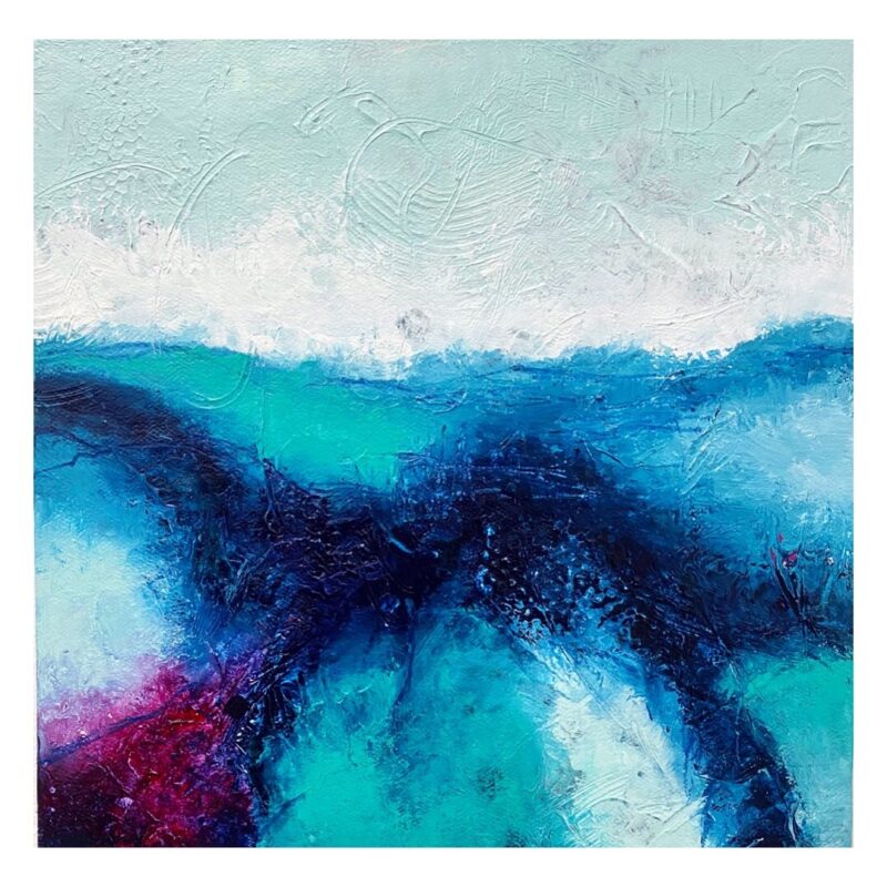Vigorous Stride - 12x12in