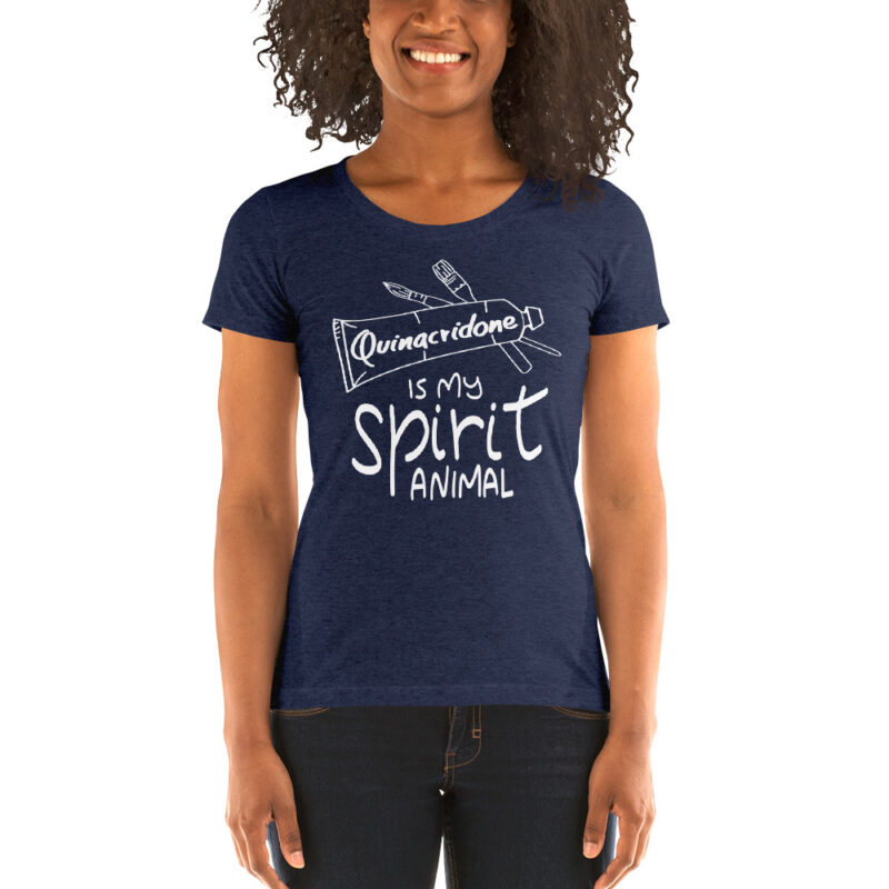 Quinacridone Fitted Ladies' T-shirt - Image 3