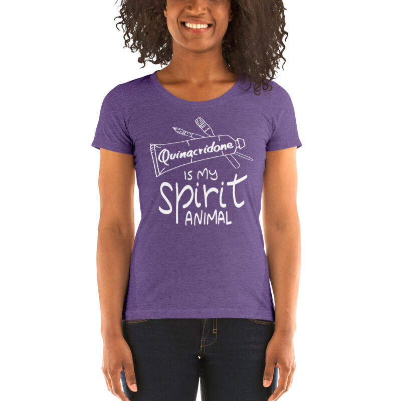 Quinacridone Fitted Ladies' T-shirt - Image 4